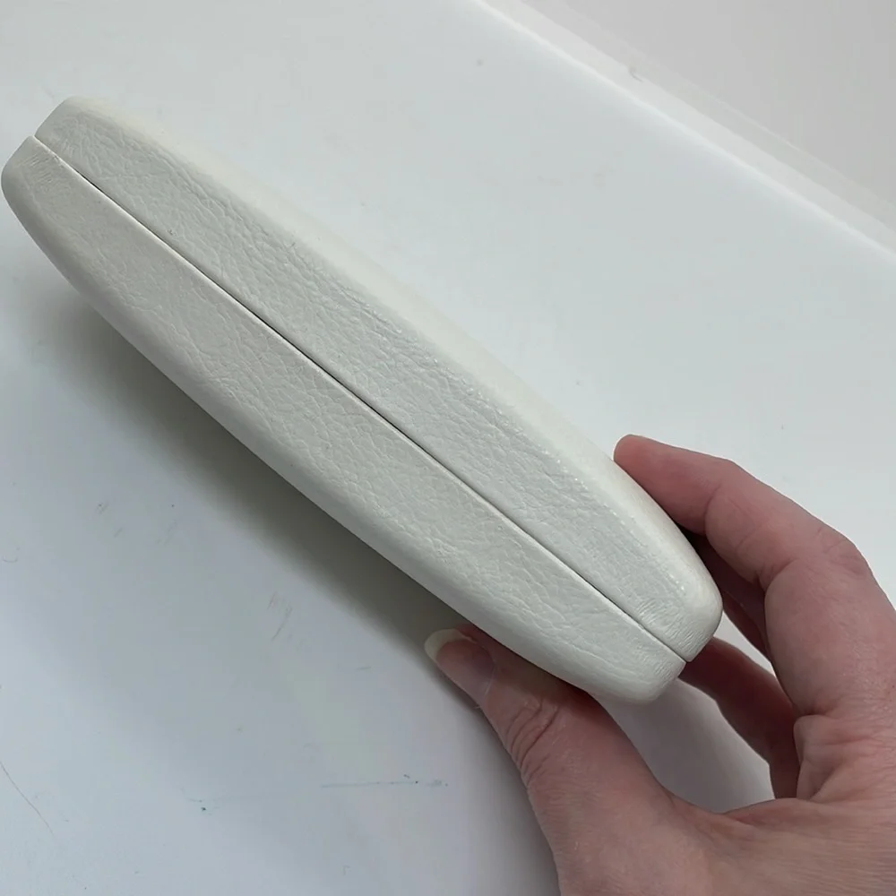 Versace White Eyeglass Case